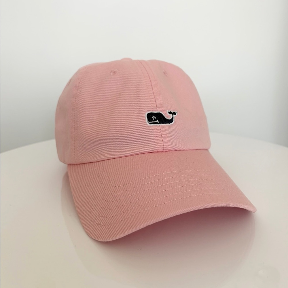 Vineyard Vines Classic Logo Baseball Hat Flamingo